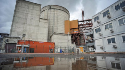 Unit 2 reactor at the French nuclear power plant in Chinon, switched off in June 2016 and now being decommissioned.