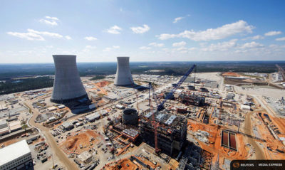 Westinghouse has been building this nuclear power plant near Waynesboro, Georgia, but the company's recent bankruptcy puts its completion in doubt.